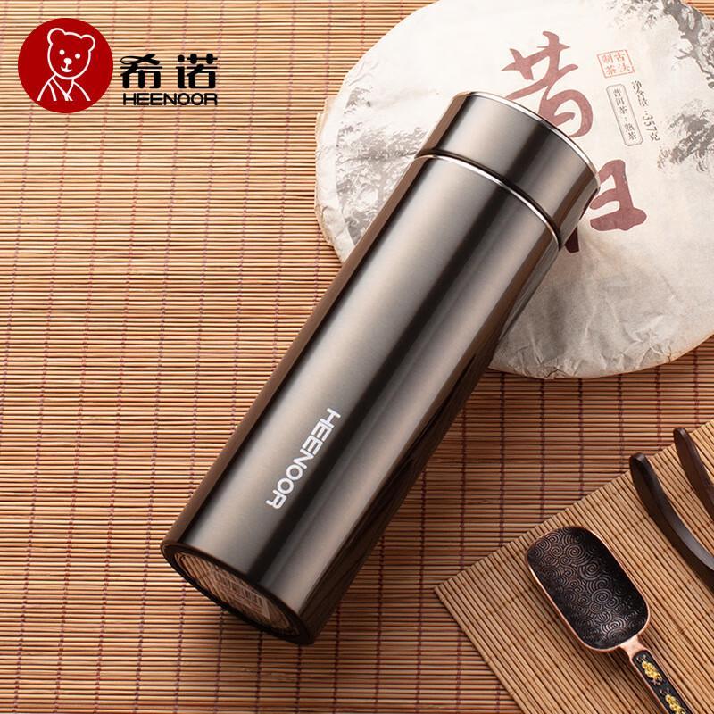 Portable Double-Layer Borosilicate Glass Tumbler