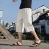 Summer Casual Linen Short Pants New Cotton Straight Mens Lightweight Shorts Large Solid Color Gym Fifth Beach Short Pants