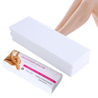 Epilator Wax Strip Disposable Nonwoven 80pcs Hair Removal Pain Free Depilatory Epilator Smooth Surface for Leg Arm Body Face