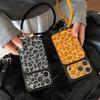Korean Style Wild Leopard Print Phone Case for iPhone 14/15/16/17 Pro Max