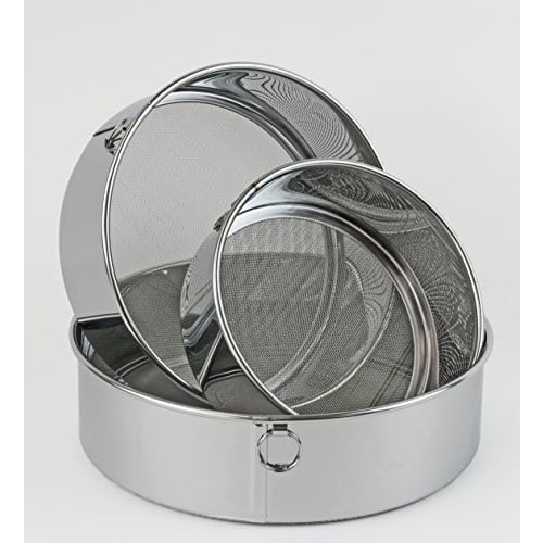 PEARL METAL EE Sweets Stainless Steel Strainer, 12.5cm, D-4729