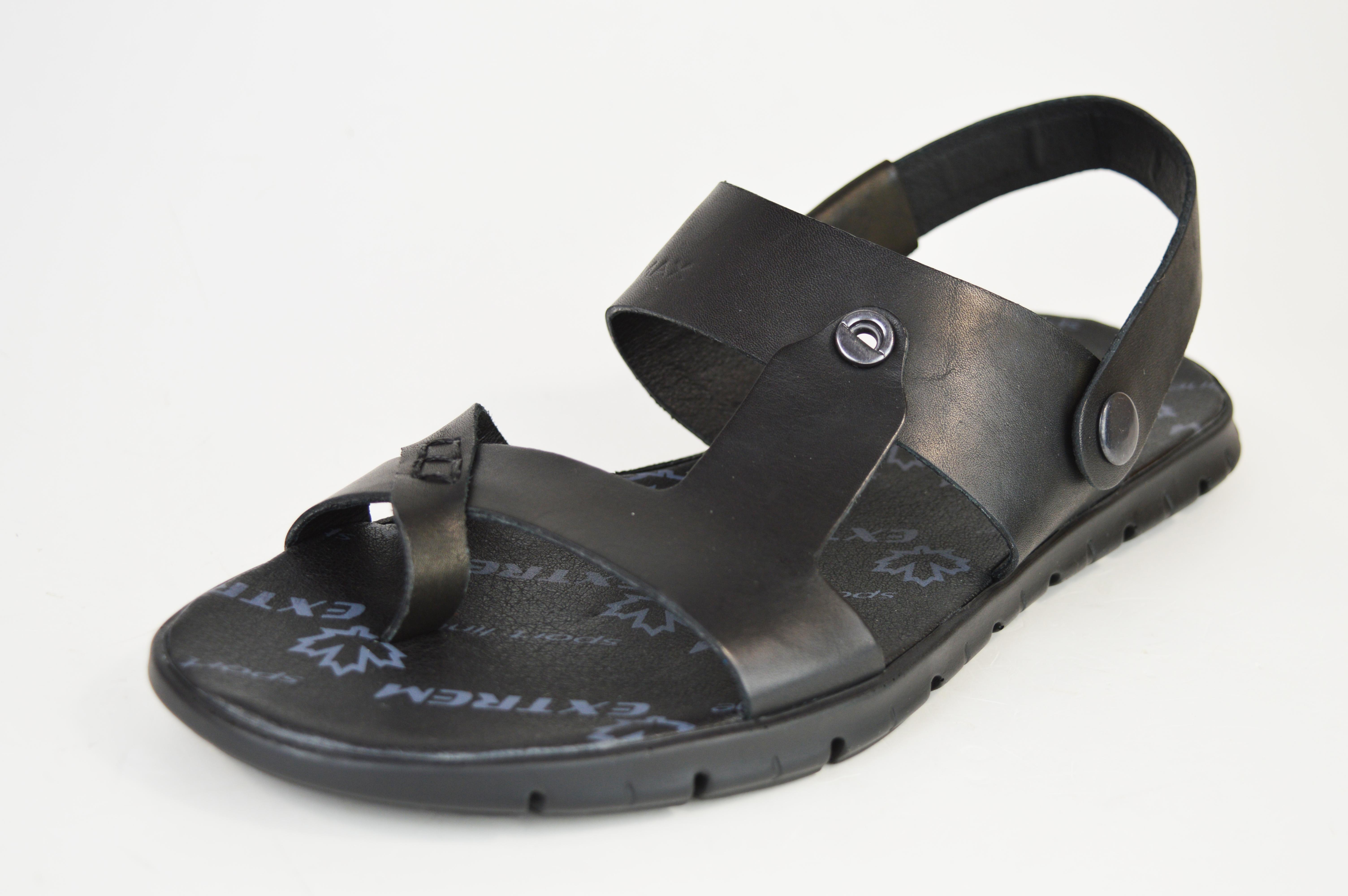 

Сандалії Extrem 1445 40 Чорна шкіра 45 чорний