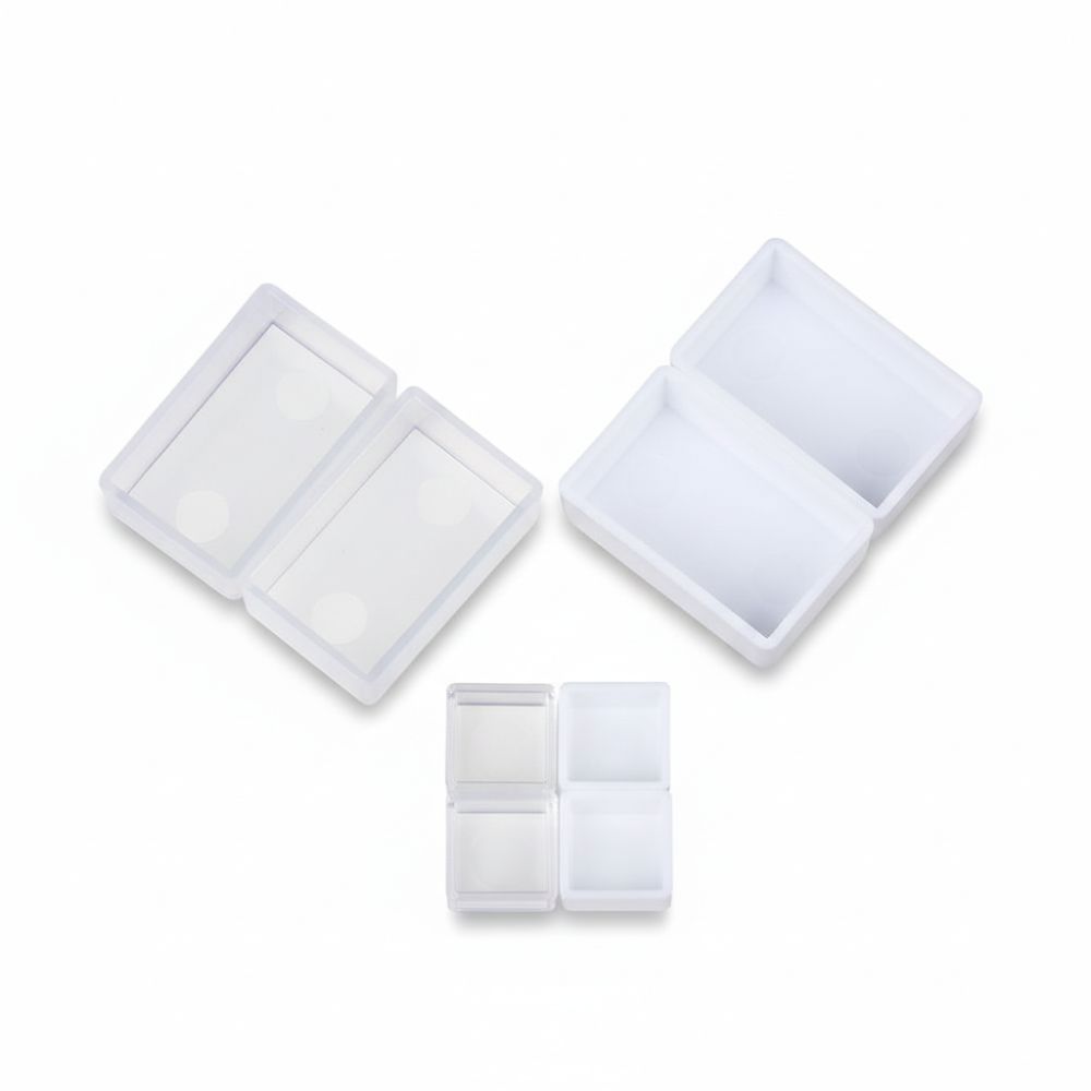5/20/50pcs Plastic Empty Half Tiny Pans Watercolor Pans  DIY Watercolor Oil Painting