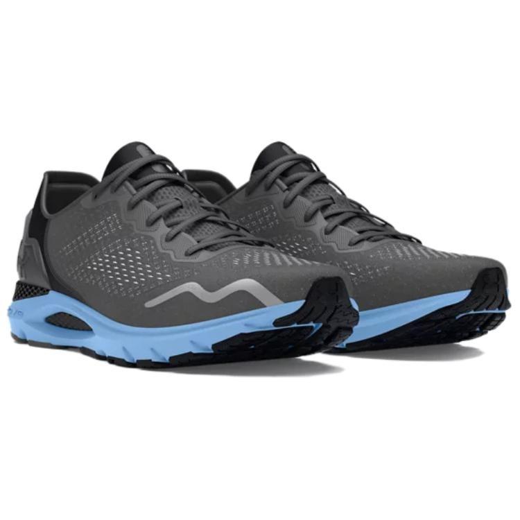 Under Armour Hovr Sonic 6 Comfortable And Lightweight Abrasion Resistant Low top Running Shoes Men's Gray Blue 3026121-109