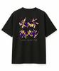 MONSTER REPUBLIC Vintage Circle Logo Mix Orange T-Shirt Black_8108