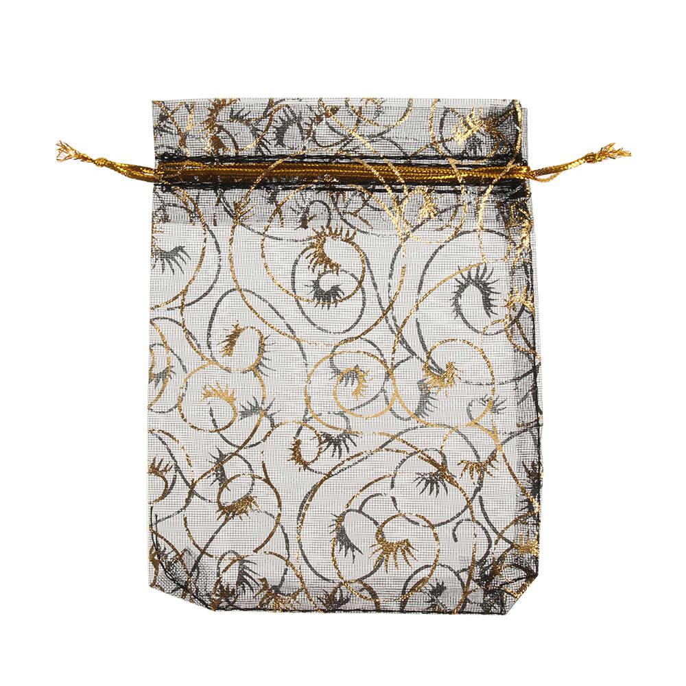 Decoration Handbags Candy Package Organza Pouch Pearl Yarn Bag Drawstring Pocket Jewelry Bright