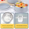 Bess Thickness 304 Stainless Steel Double-Layer Round Lunch Box