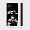Art the Clown horror T-Terrifier Custodia per Telefono Per iPhone 17,16,15,14,13,12,11,XR,Pro,XS,Max,XR,Plus,Mini Silicone Nero Antiurto