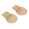 Rabbit Ear Adhesive Bra Strapless Backless Reusable Push Up Breast Lift Nipple Covers for Women Skin Color L/XL