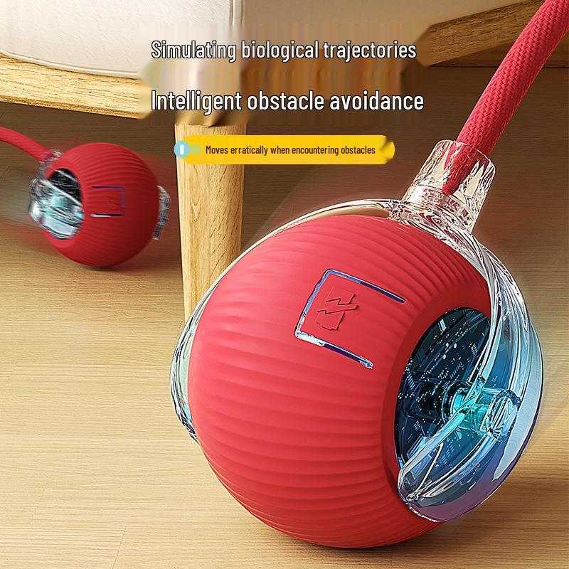 Smart Cat Ball: Automatic Self-Entertaining Rolling Toy for Kittens