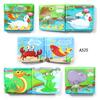 Water Bath Book Bathing Toy Swimming Cognitive Floating Toys for Baby,10 Themes Bath Book Learning Animal Count Sports Toy
