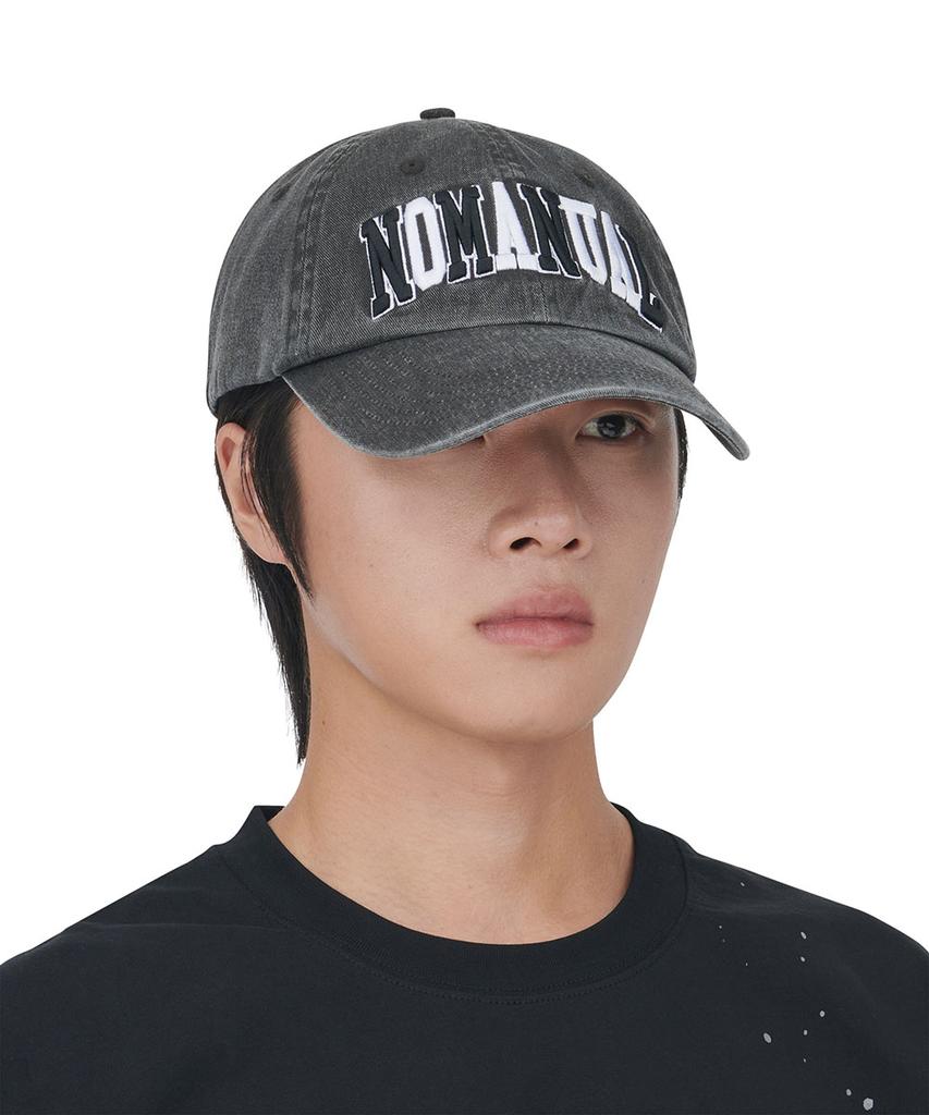 Nomaenyueol Nmnl Washed Ball Cap - Washed Charcoal