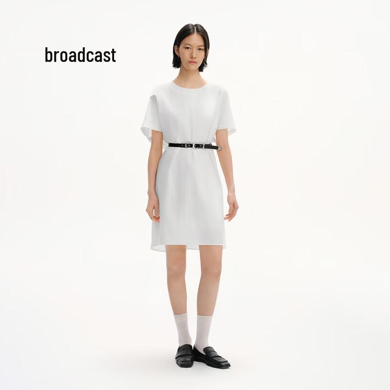 

Broadcast Women s Relaxed Fit Short Sleeve Mini Dress L