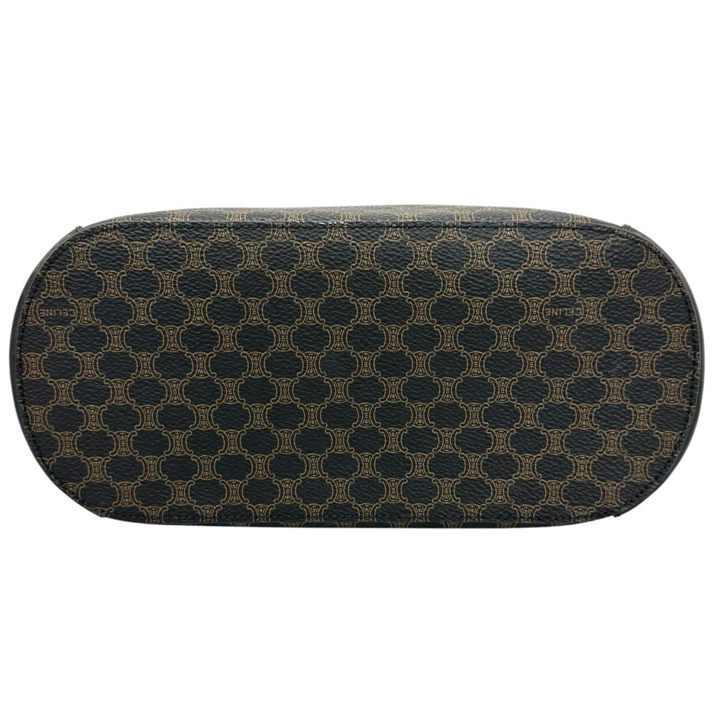 CELINE Macadam Handbag black Women used