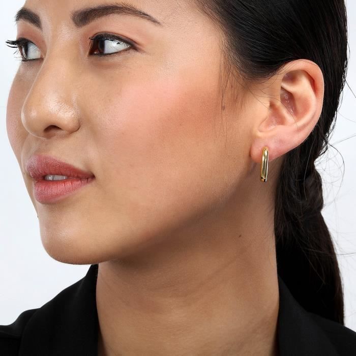 Boucles d'oreilles Créoles MORELLATO en Acier Jaune - 241733