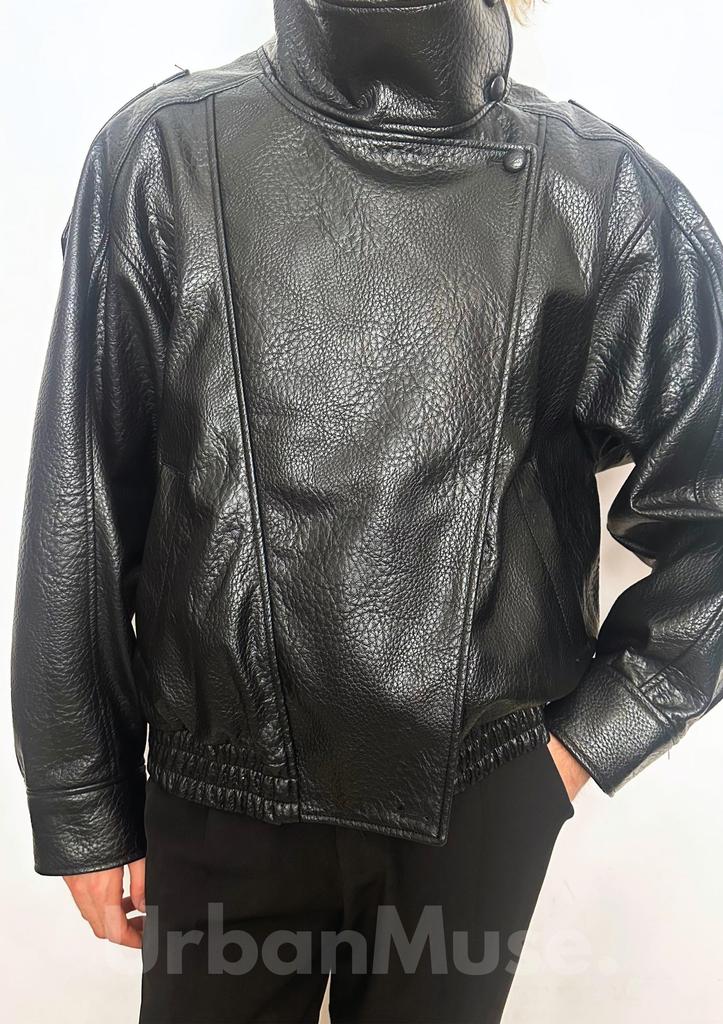 Black Leather Jacket - Viral
