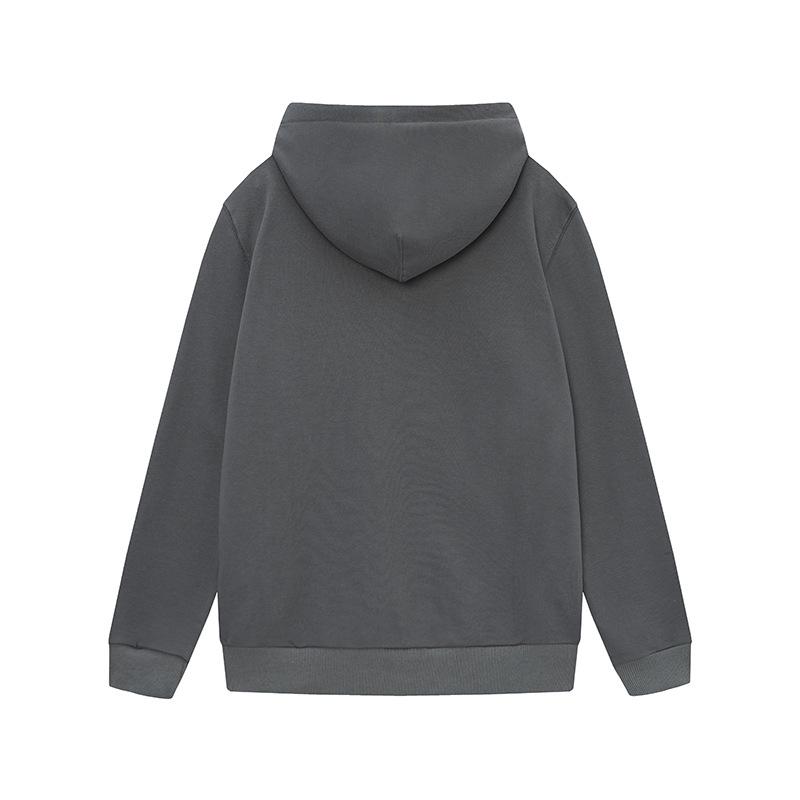 Stone Island Unisex Classic Solid Color Badge Hoodie Sweatshirt