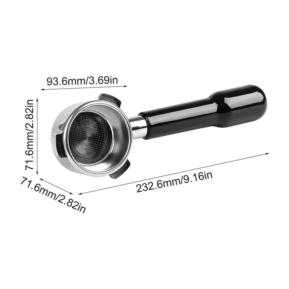 54mm Bottomless Portafilter 54mm Bottomless Precision Filter Coffee Portafilter Basket Replacement For Dosing Distribution Puck