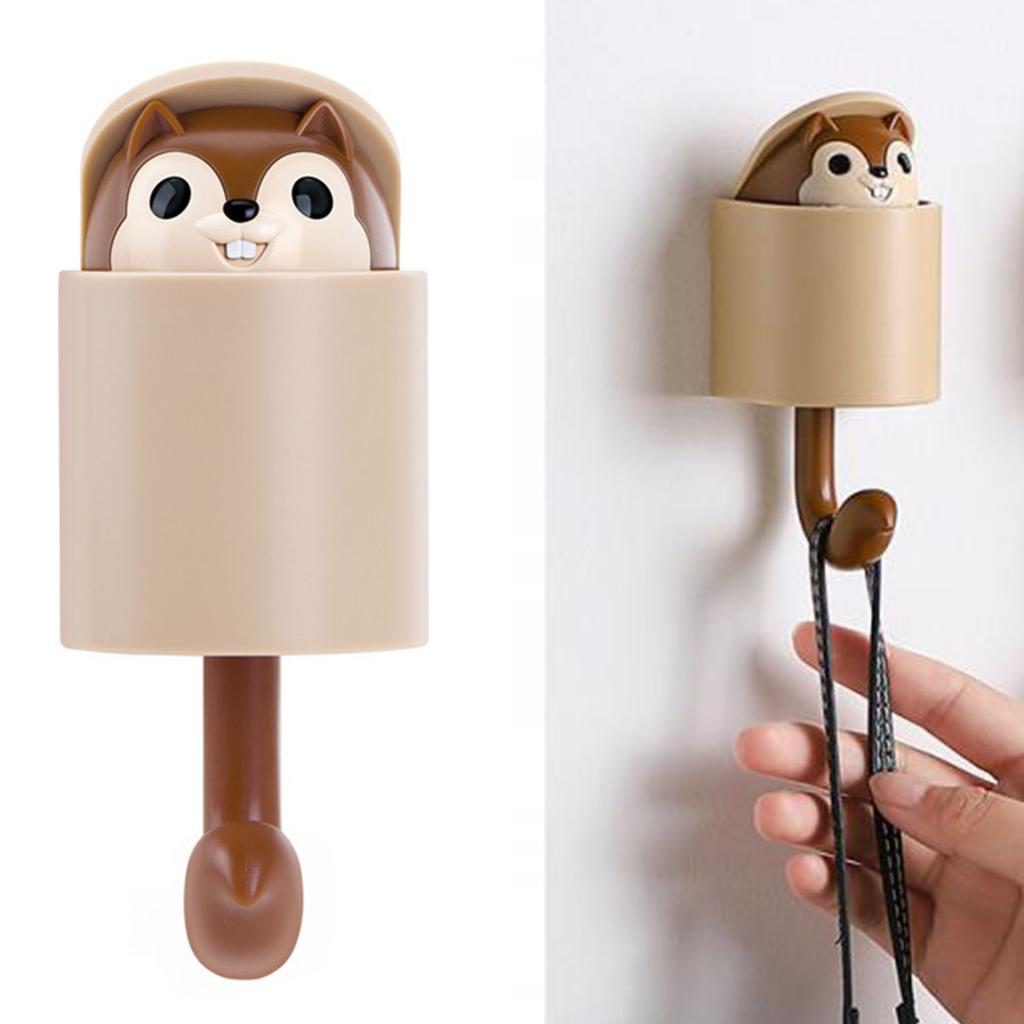   Shaped Coat Hooks Lovely No Hole Punch Self Adhesive   Wall Decoration Hook for Key