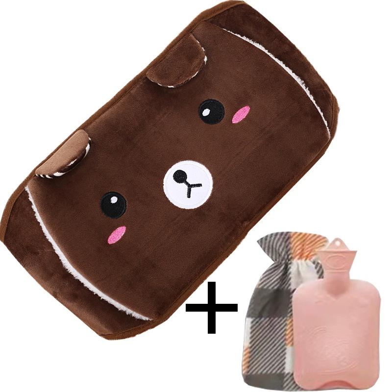 Warm Water Bottle With Plush Waist Cover Safe And Durable