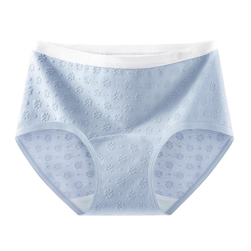Women's Spring and Autumn New Cotton Antibacterial Extended Crotch Non Mark Briefs