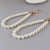 Cute Girl Heart Pearl Keychain Antique Alloy for Key Chain Mobile Phone for Case Bag Schoolbag Pendant Ornaments Trendy