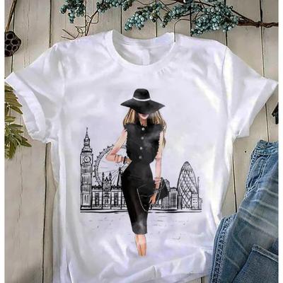 Maglietta da donna con stampa 3D, maglietta alla moda, grafica casual, divertente, stile street, Tumblr, maglietta da donna Tumblr