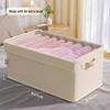 Foldable Fabric Organizer: Clothes, Underwear & Pants Storage Box for Wardrobe