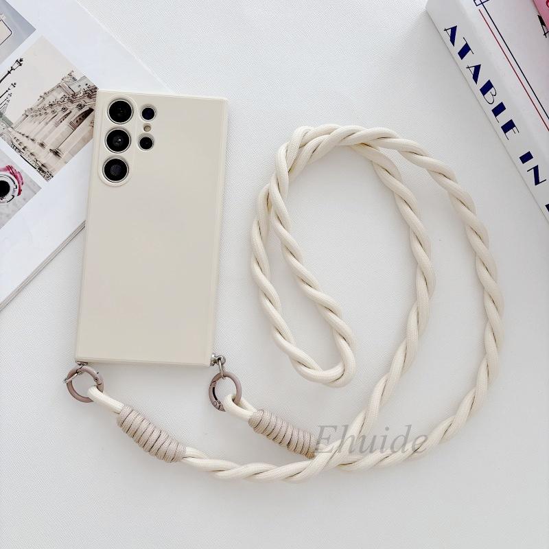 

Lanyard Case for Samsung Galaxy A36 A56 A16 A06 A26 A15 A35 A55 A53 A54 A14 A34 Shockproof Crossbody Strap Soft Silicone Cover A33&Case and Strap