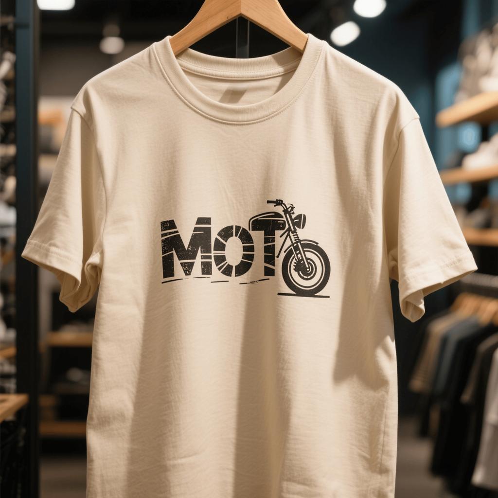 2025 Summer Men's Cotton T-shirt Motocycle Moto Wheel Print Loose Sweat-absorbing Sports Cycling Print Tee Top