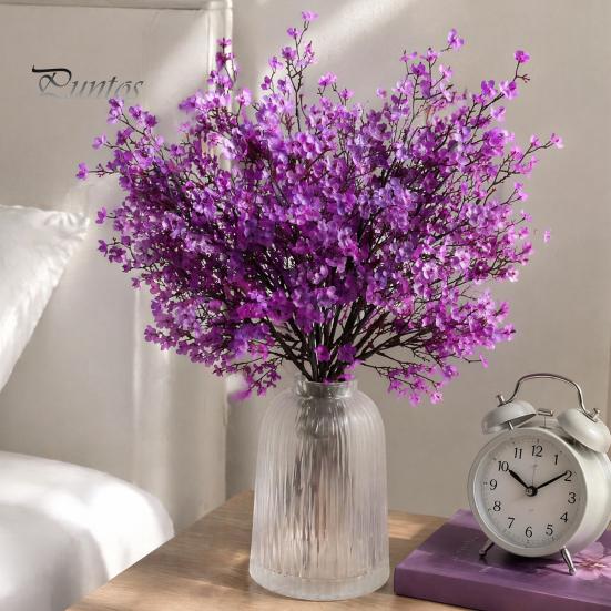 Seidenblumen für Innenarrangements Künstliche Herbst-Außendekoration, Wetterfeste Herbst-Blumen-Tischmittelstücke mit flexiblen Stielen für Zuhause und Büro