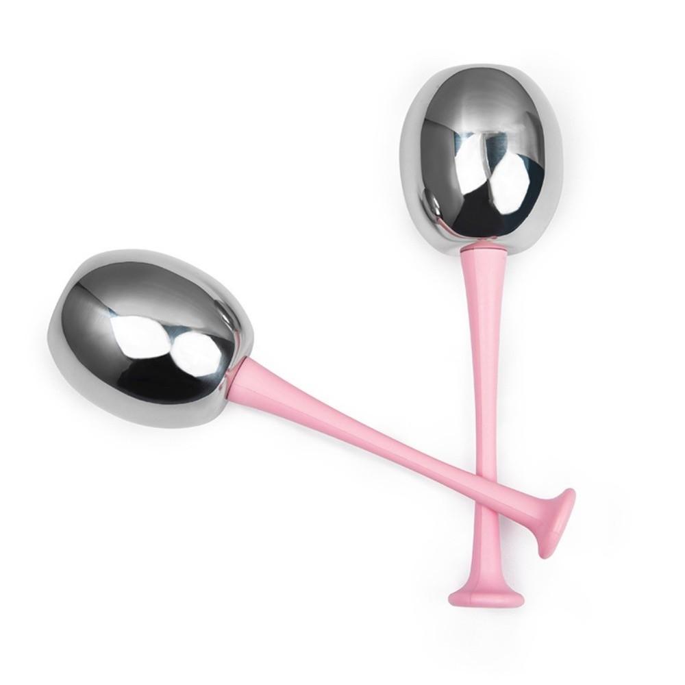 2pcs/set Narrow Pores Stainless Steel Eye Massage Sunlight Repair Face Cryo Ice Globes  Cooling SPA