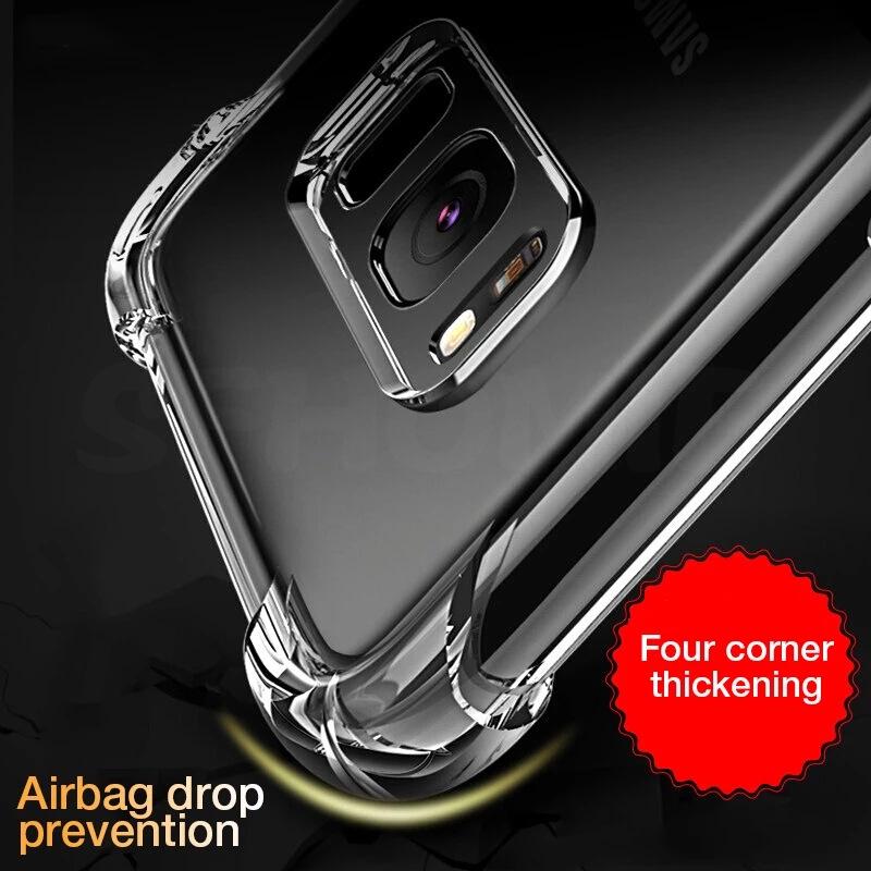 Compatible Samsung Galaxy S25EDEG Phone Case - 24Ultra Anti-Drop Airbag Design with High Transparency