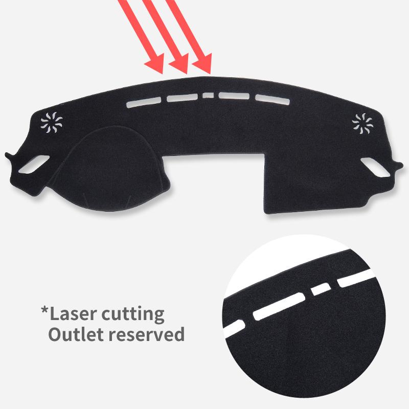 Auto Armaturenbrettmatte für Mitsubishi Eclipse Cross 2017 2018 2019 2020 2025 2025 2025 Sonnenschutz Schutzteppich Armaturenbrettmatte Dashmat