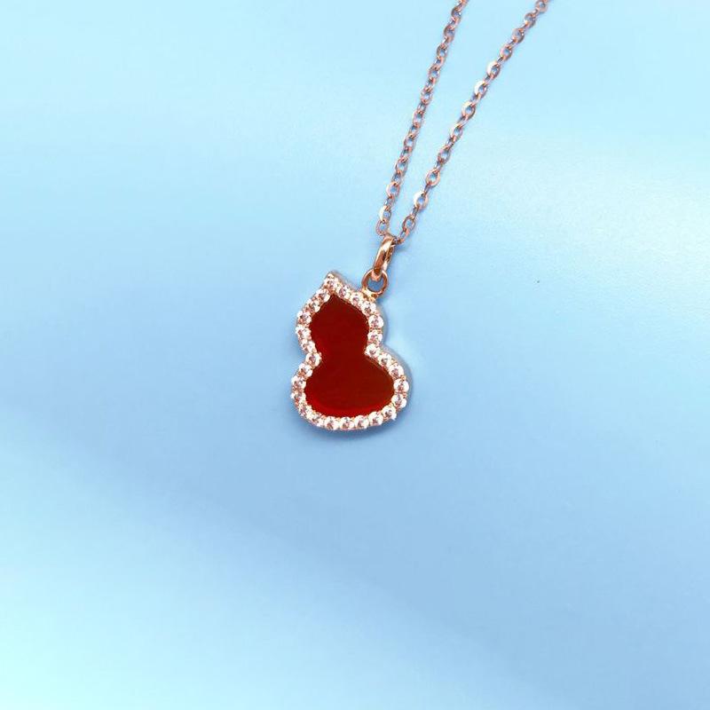 

Изысканный русский фиолетово-золотой бриллиантовый кулон-тыква 585 пробы с покрытием из розового золота Модное изысканное красное колье с рябчиком