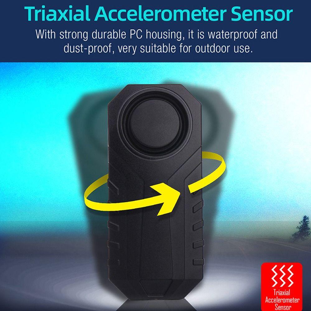 With Remote Bike Alarm Bell Wireless Bike Horn Gift Vehicle Security Alarm System