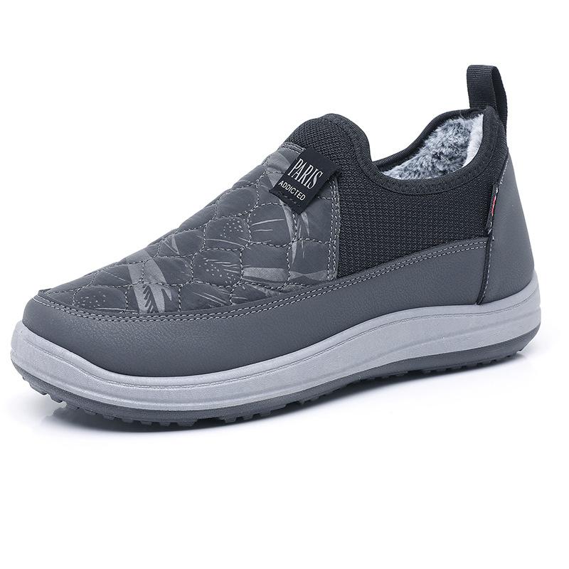 Altes Peking Winter Herren Samt verdickt warme Papa Baumwollschuhe rutschfest und verschleißfest lässige Mittelalter und ältere Sportschuhe Anpassung