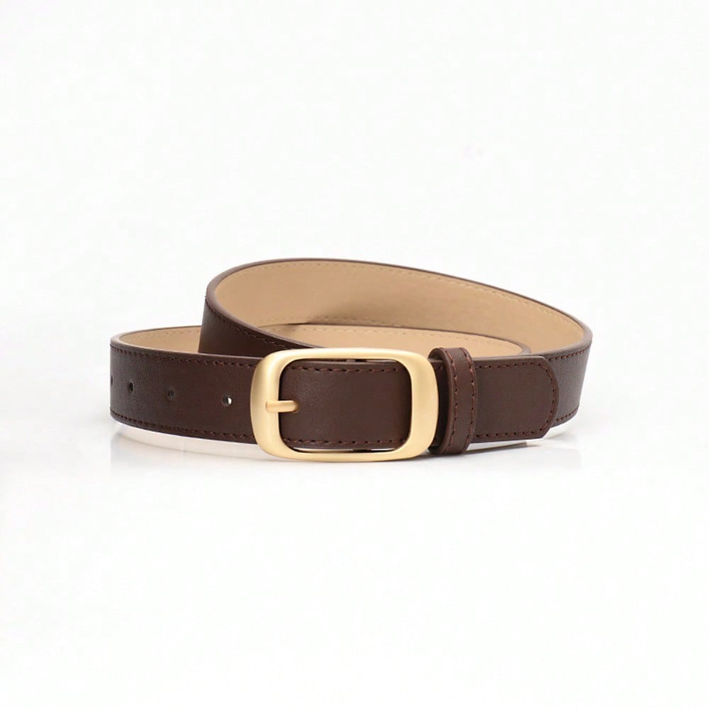 Fashion Versatile Women's Belt Pin Buckle Simple Belt Women's Premium Decorative Belt