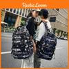 Graffiti Trendy Letter Style Neutral Large Capacity Student Backpack For Teens