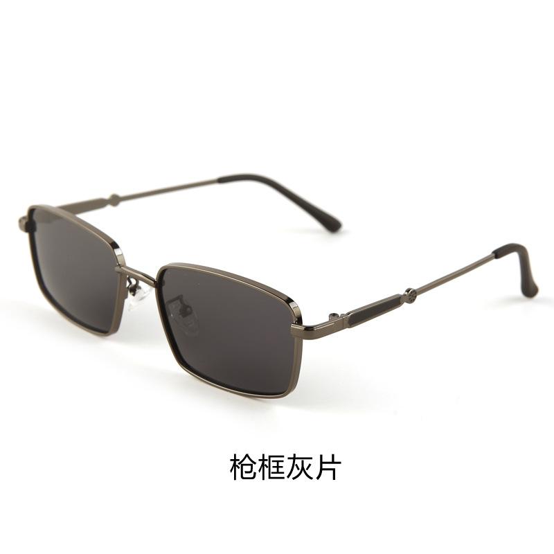 Retro small frame square sunglasses women's personalized polarized sunglasses UV-proof men's fashion glasses