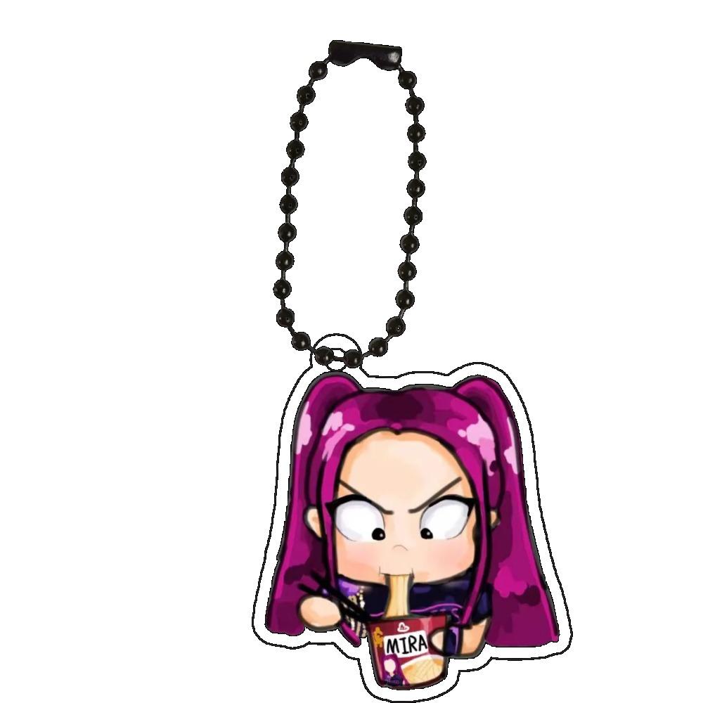 Kpop Dämonenjäger Anime Zoe Rumi Mira Saja Jungs Superstar Acryl Schlüsselanhänger Unters Huntr/x Baby Selbst Schlüsselanhänger Huntr-X Tasche Anhänger