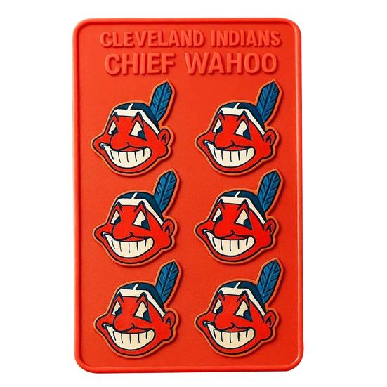 Ice Cube Mold 6-Cavity Silicone Tray Fun Indian Chief Design Beverage Ice Maker for Whiskey Tea Coffee