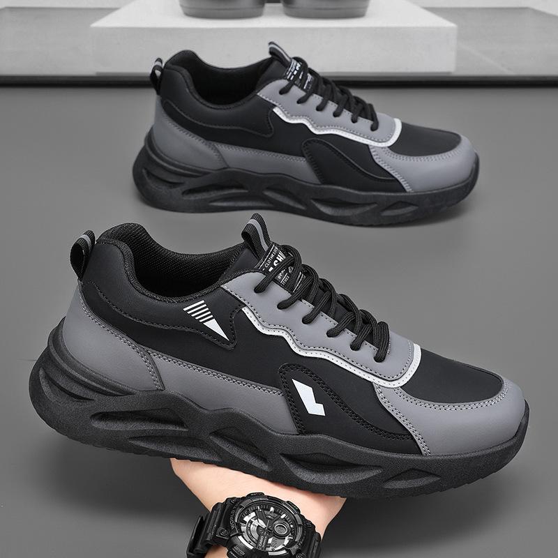 Labor insurance shoes men's shoes spring 2025 new breathable shoes men's non-slip wear-resistant platform sports shoes casual dad shoes