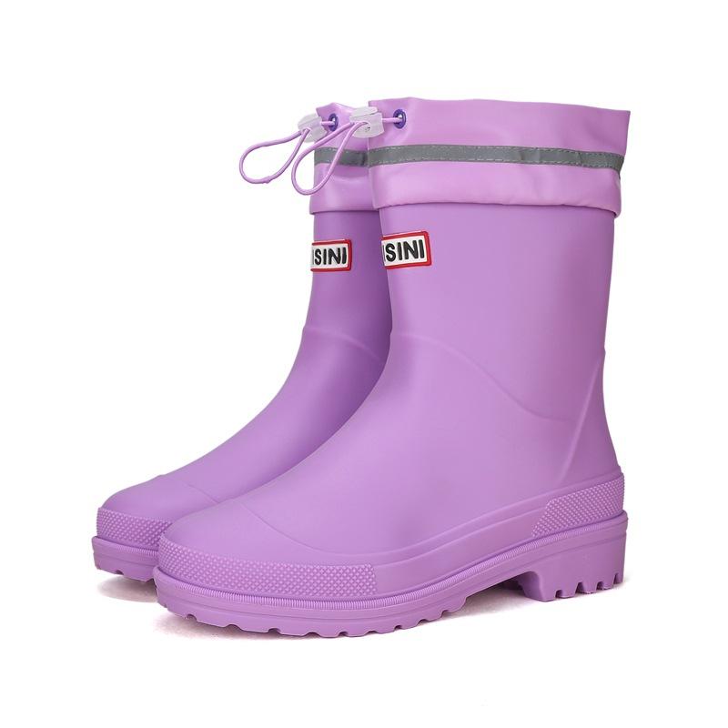 

Новый комплект женских водонепроницаемых туфель из пластика, водонепроницаемая обувь для работы, легкие нескользящие водонепроницаемые туфли для женщин 41 фиолетовый