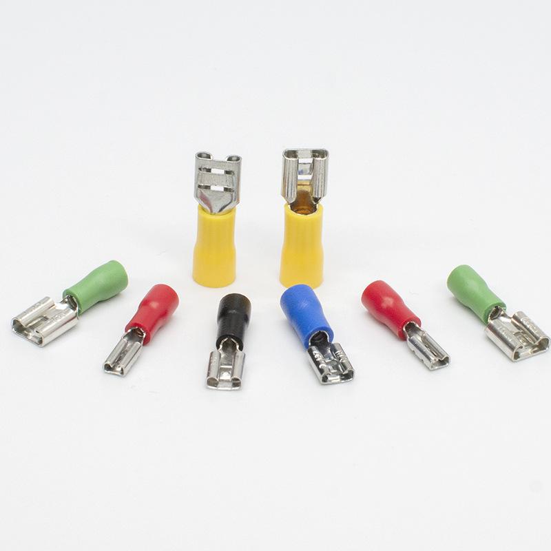 CJH FDD2 Series Female Pre-insulated Sheet Pin Terminal Block (6.3/4.8)