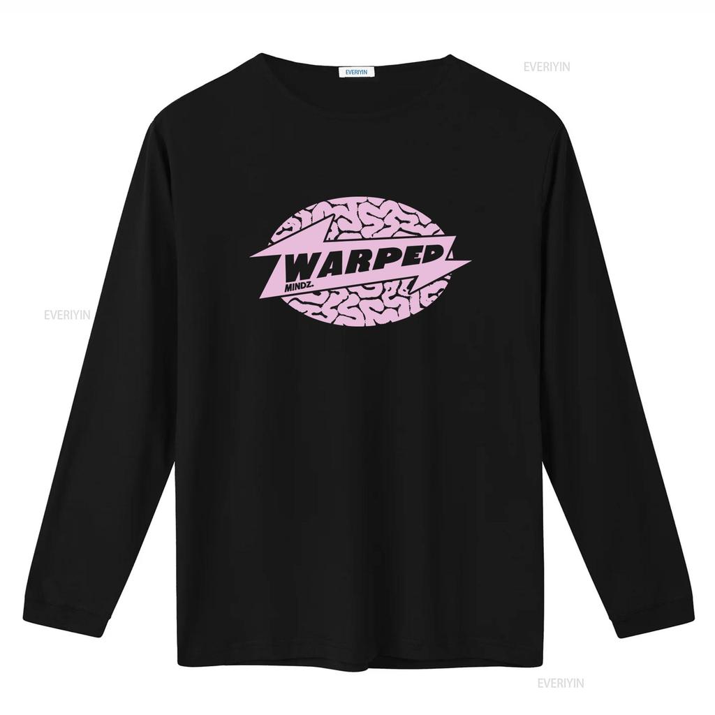 Warped Mindz Stylish T Shirt with Warp Records House Music Techno Aphex Twin Edm Print vintage Washed graphic Soft homme