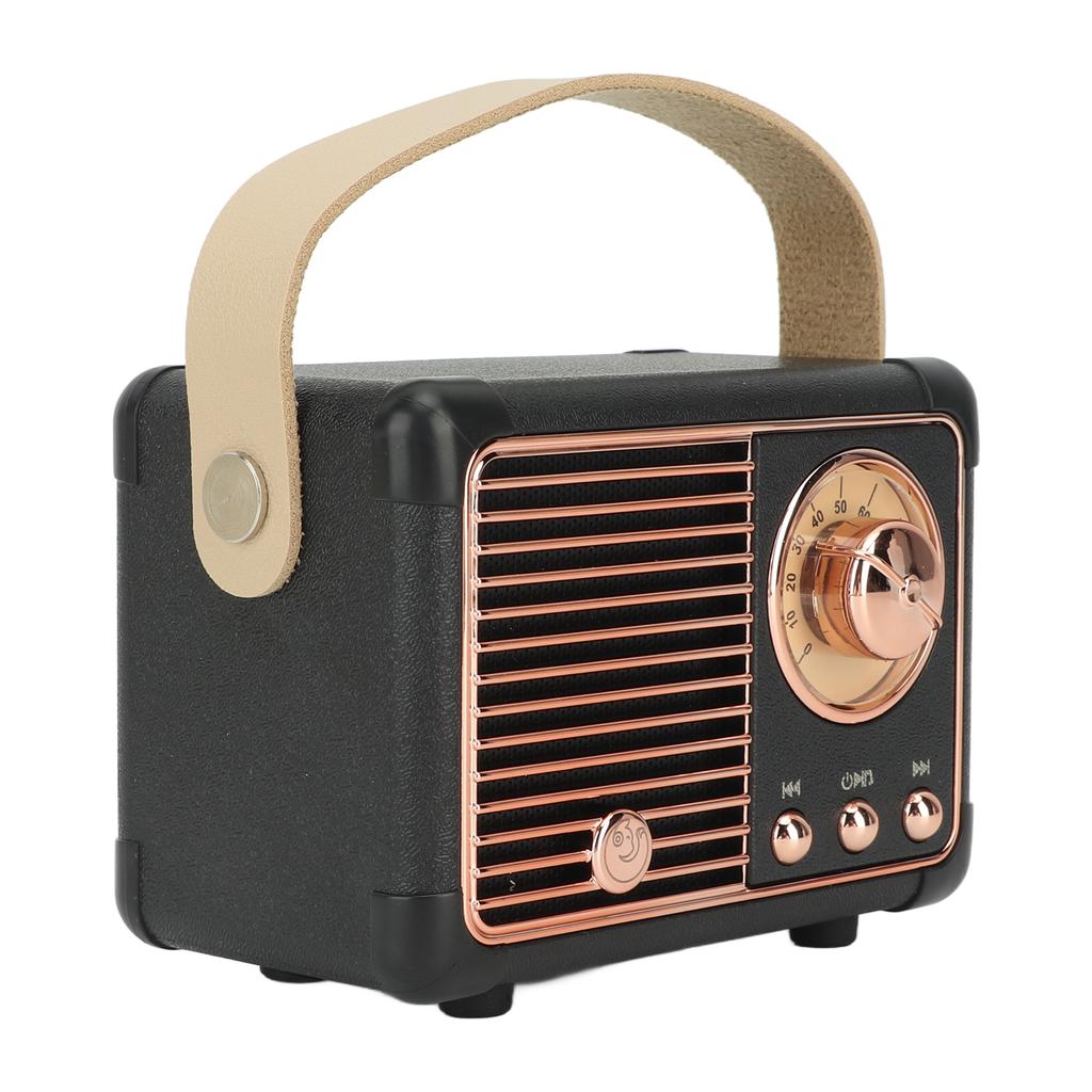 Retro Bluetooth Speaker Vintage Decor Old Fashion Style Mini Portable Wireless Speaker for Kitchen