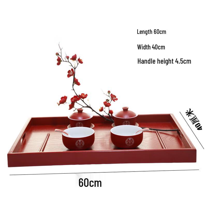 ZISIZ Extra Large Solid Wood Serving Platter