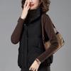 2025 Herbst/Winter Damen Kurze Koreanischer Stil Locker Warme Daunen Baumwolle Weste