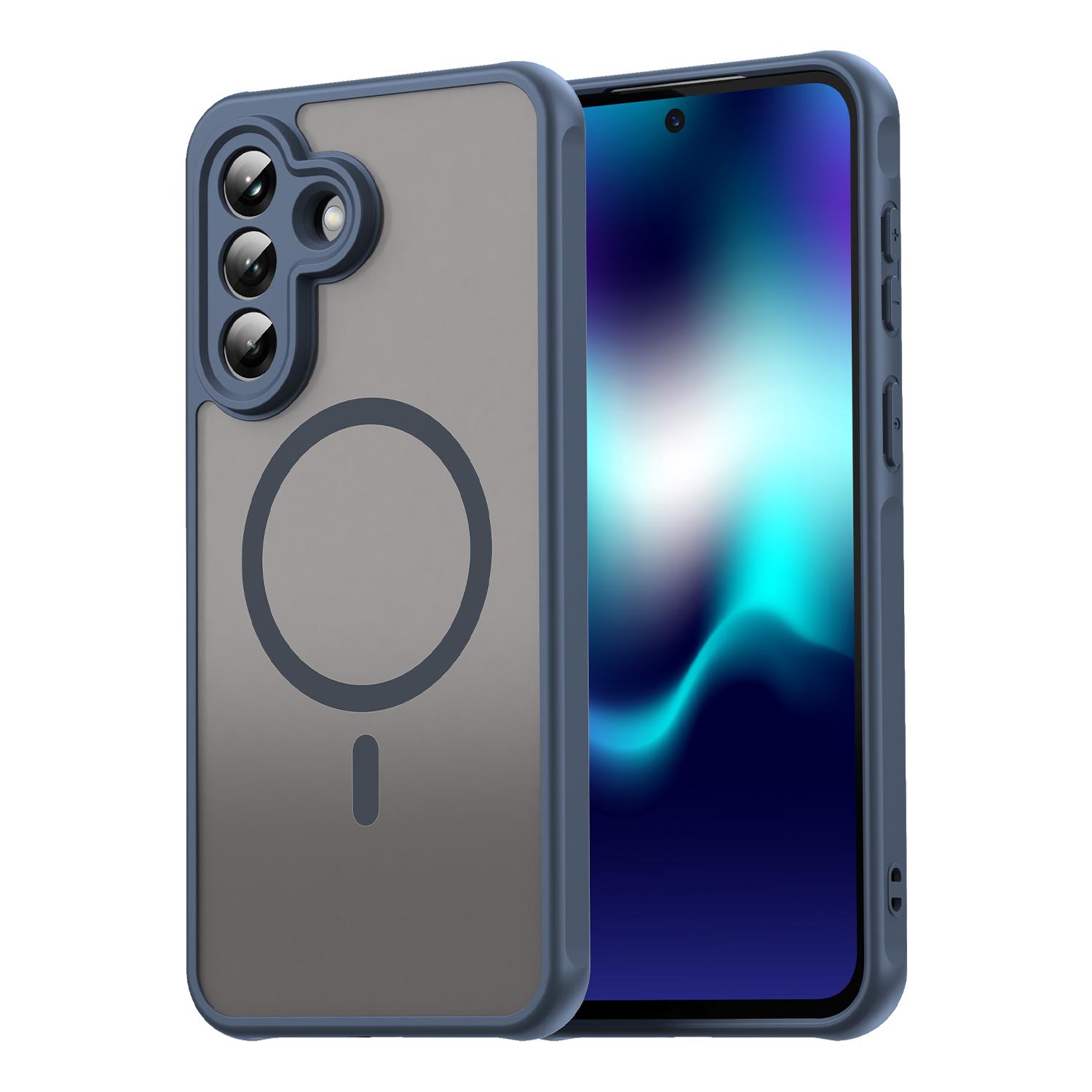 

Чохол для телефону Samsung Galaxy A57 5G, Магнітний ударостійкий чохол для телефону, Гібридний бампер-чохол для Samsung Galaxy A57 5G синій